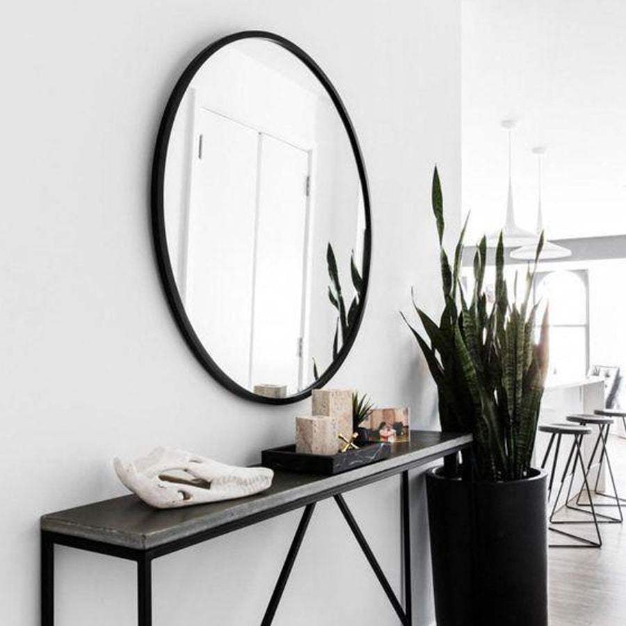 Modern Wall Mirror  Hubba Large Round Circle Mirror by Umbra