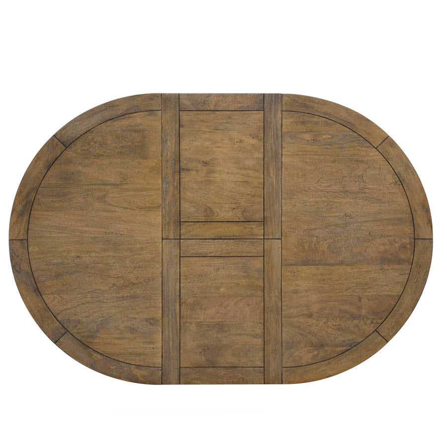 Greytown round extension table