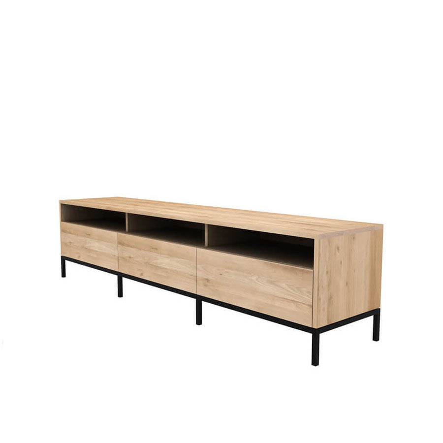 Liv 3 drawer tv unit in natural