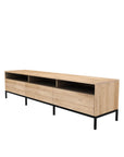 Liv 3 drawer tv unit in natural