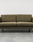 Hamptons 3 seat sofa in Moss