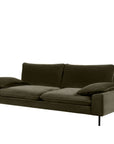 Studio 3 seat sofa in cypress cotton velvet 