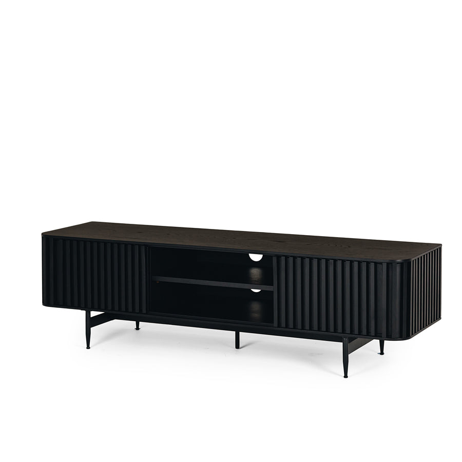 Linea TV unit in black