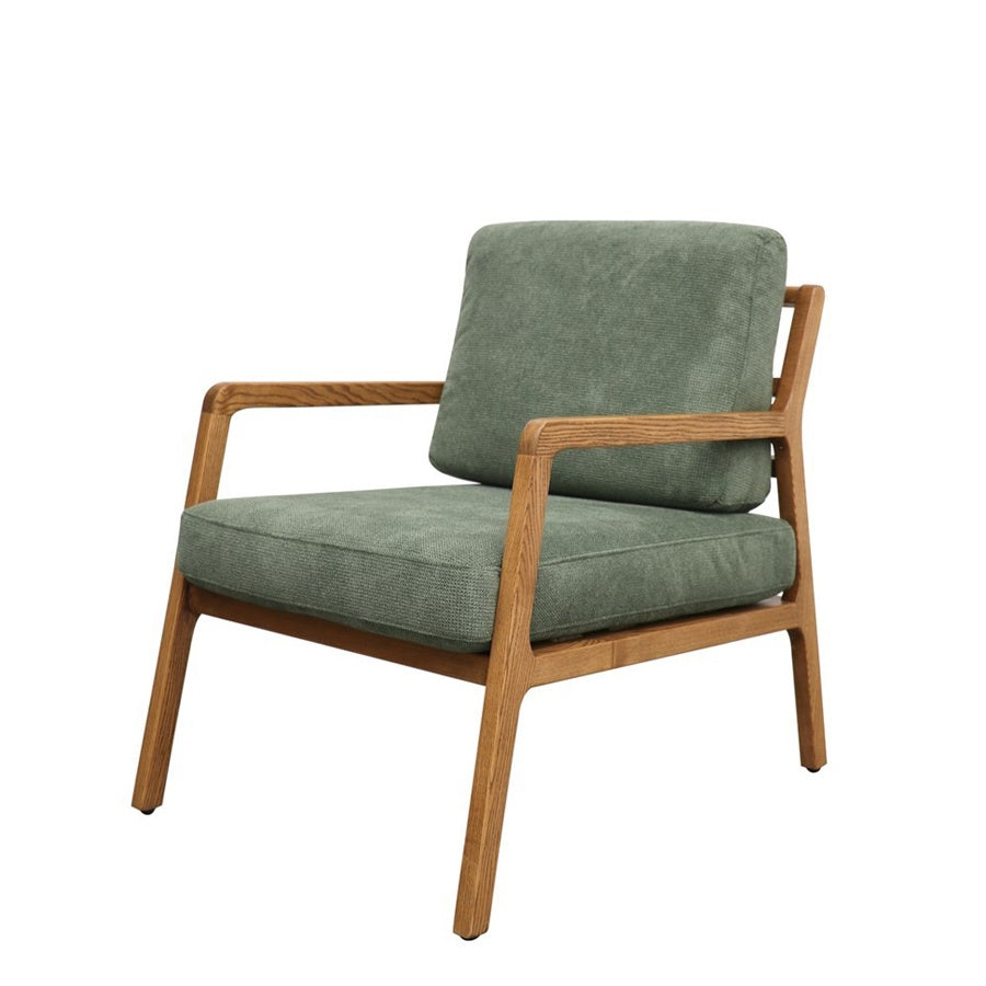 Baker fabric armchair in Green