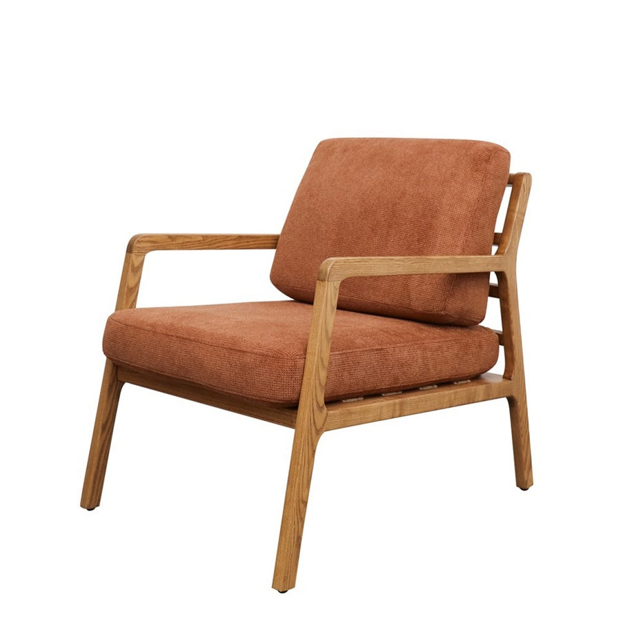 Baker fabric armchair in Bronze