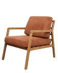 Baker fabric armchair in Bronze