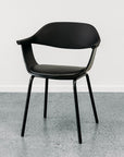 Moss dining chair in black