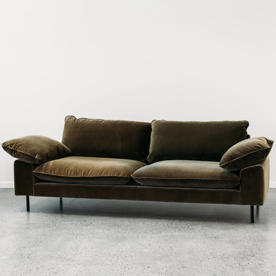 Sicily sofa in cypress cotton velvet