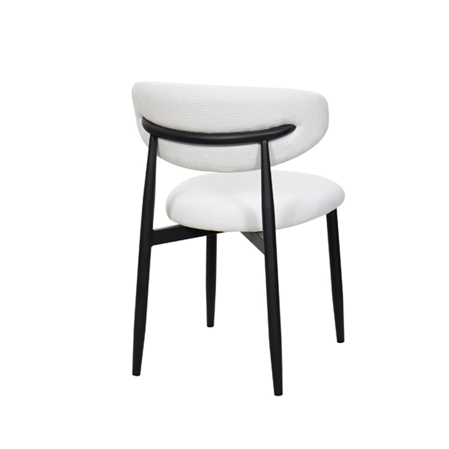 Aragon dining chair in white