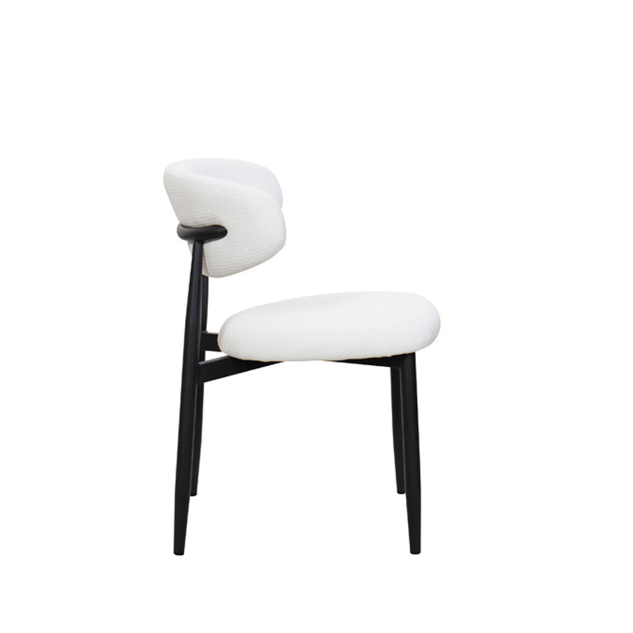 Aragon dining chair in white