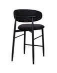 Aragon counter stool in black