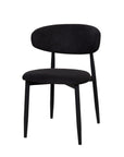 Aragon dining chair in black