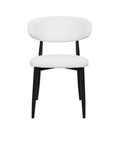 Aragon dining chair in white