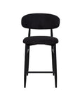 Aragon counter stool in black