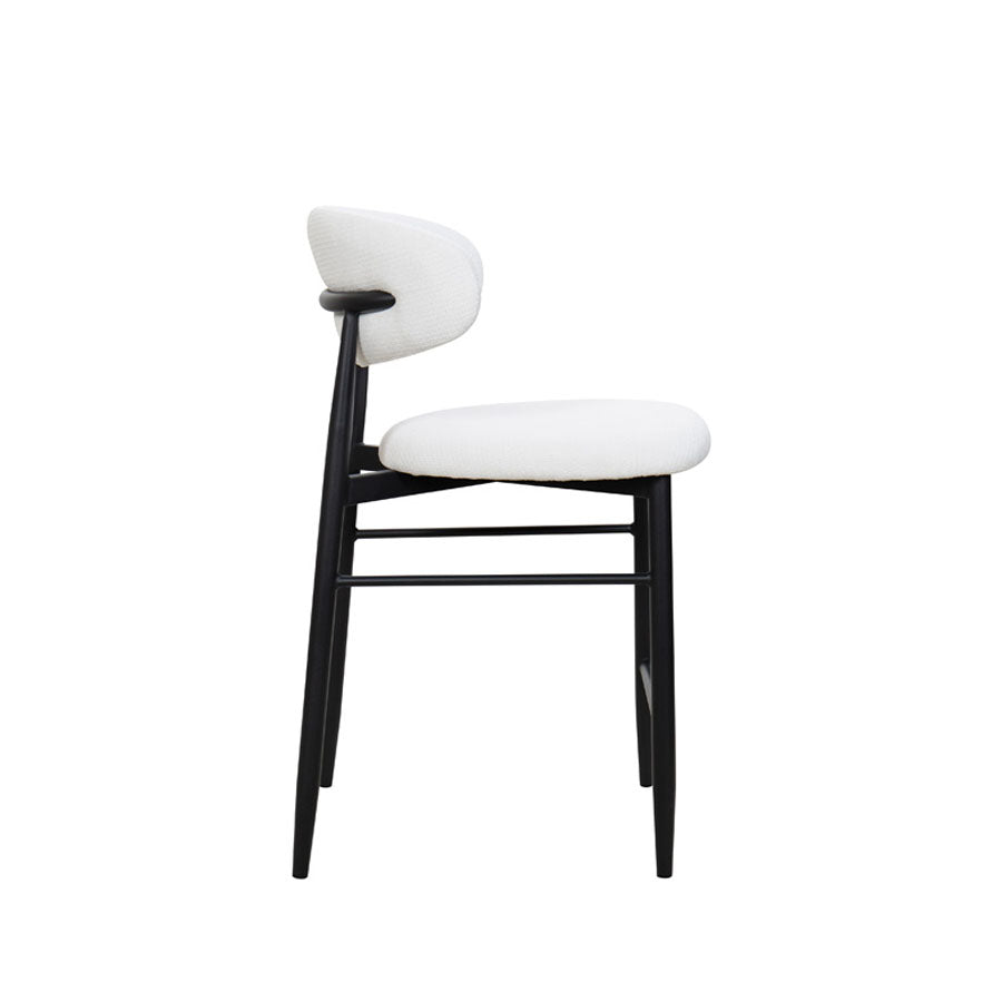 Aragon counter stool in white 