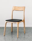 Ealing armless dining chair in ash