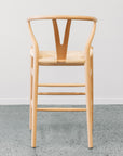 Wishbone Barstool - Beech