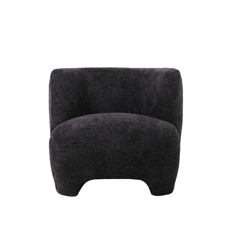 Krona lounge chair in charcoal