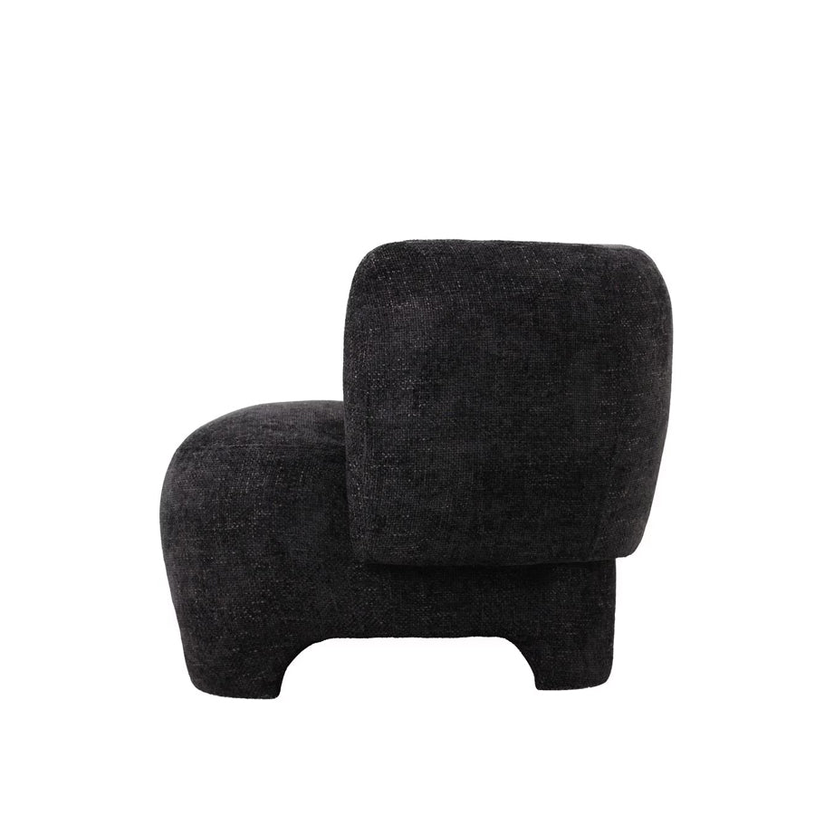 Krona lounge chair in charcoal