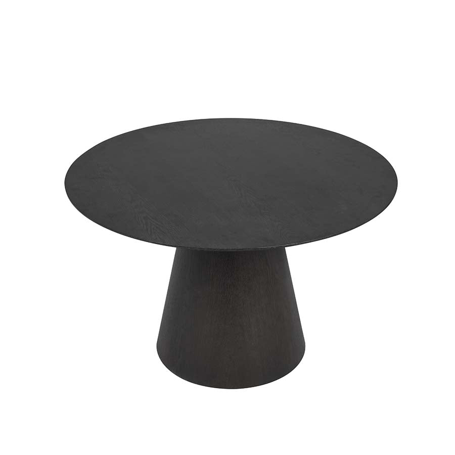 Alice round dining table in black