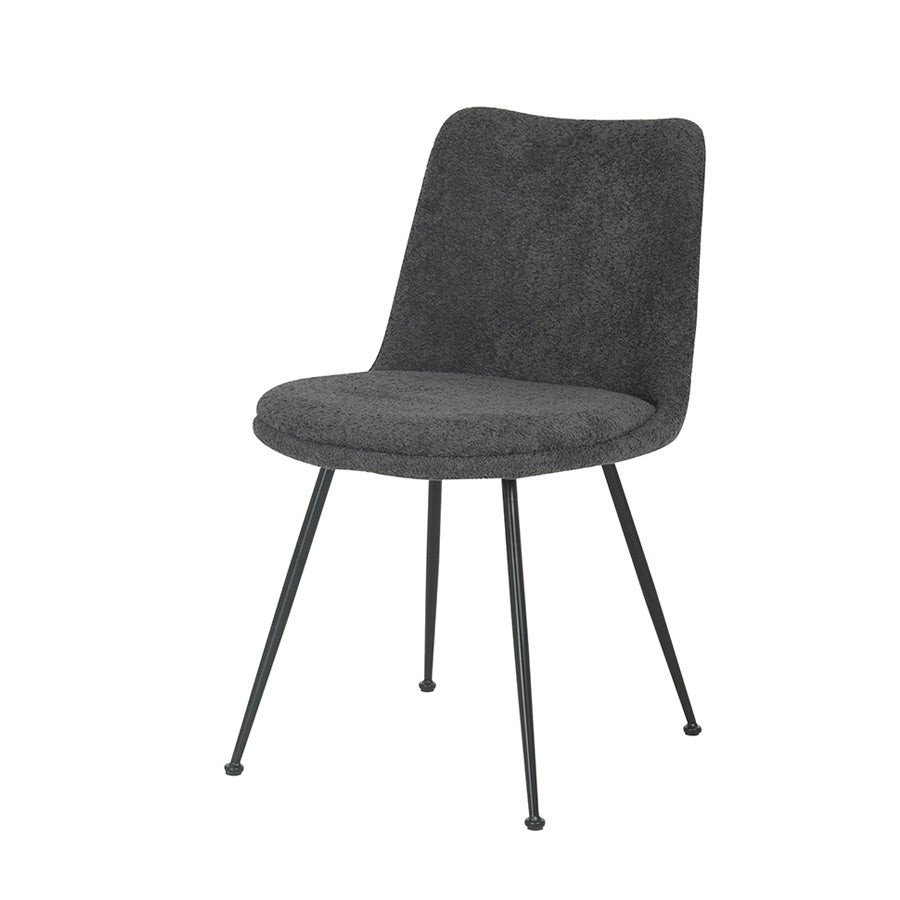 Conte dining chair in charcoal 