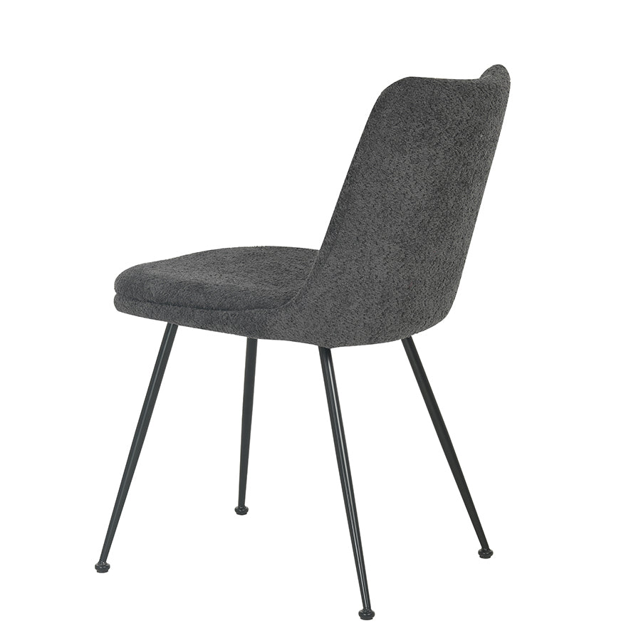 Conte dining chair in charcoal 