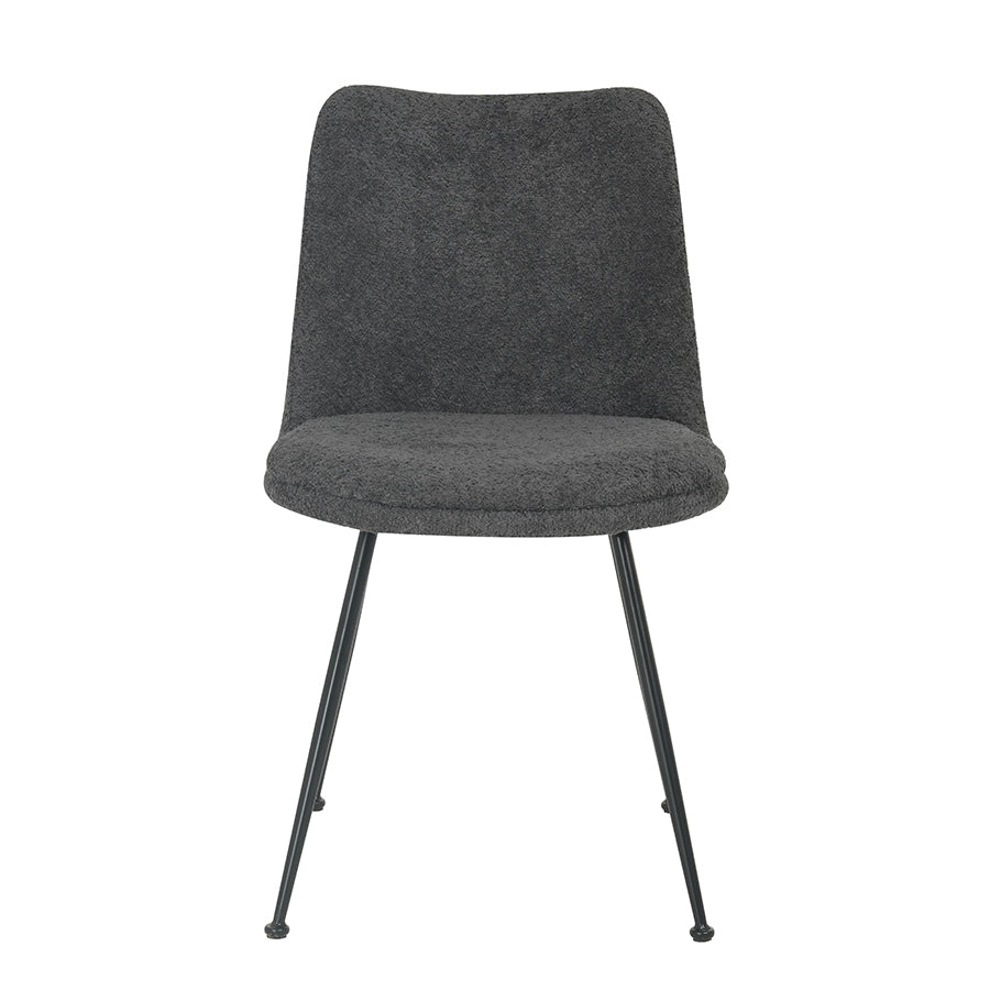 Conte dining chair in charcoal 