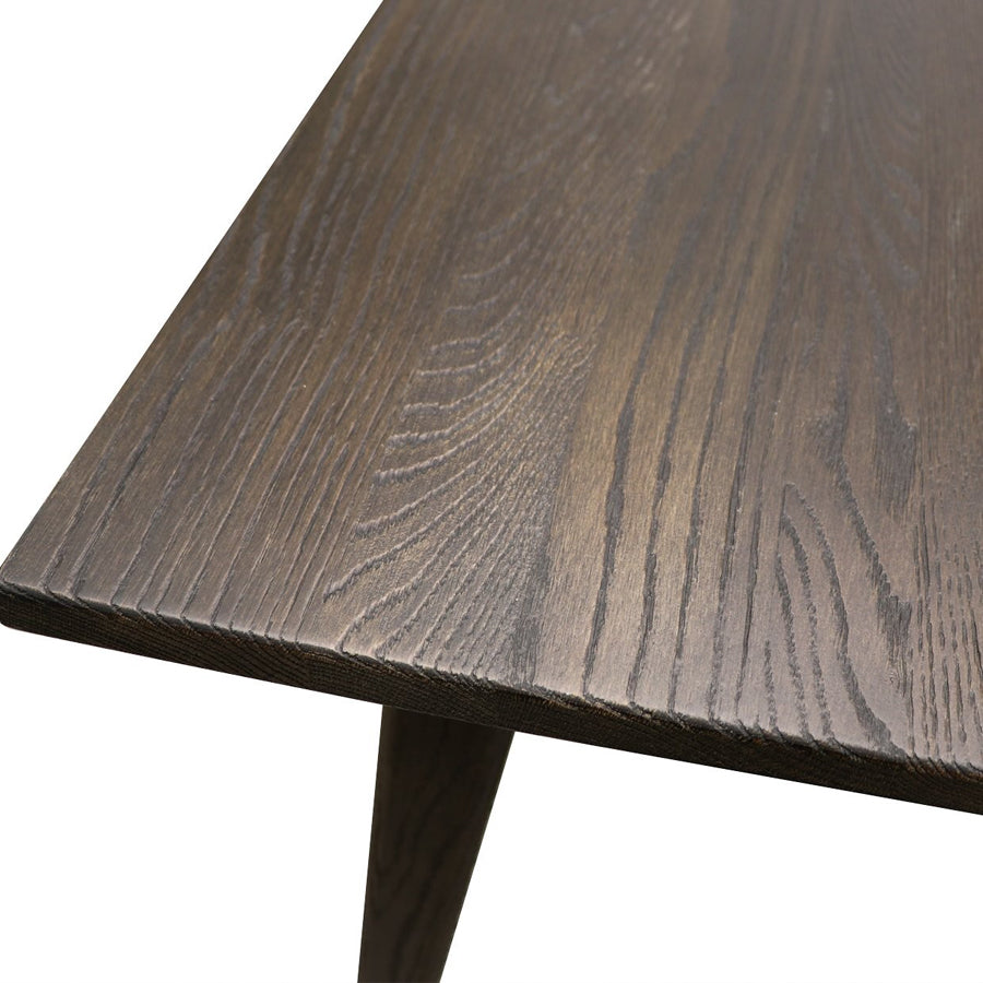 Maraetai dining table in rustic brown 1800mm