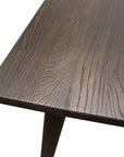 Maraetai dining table in rustic brown 1800mm