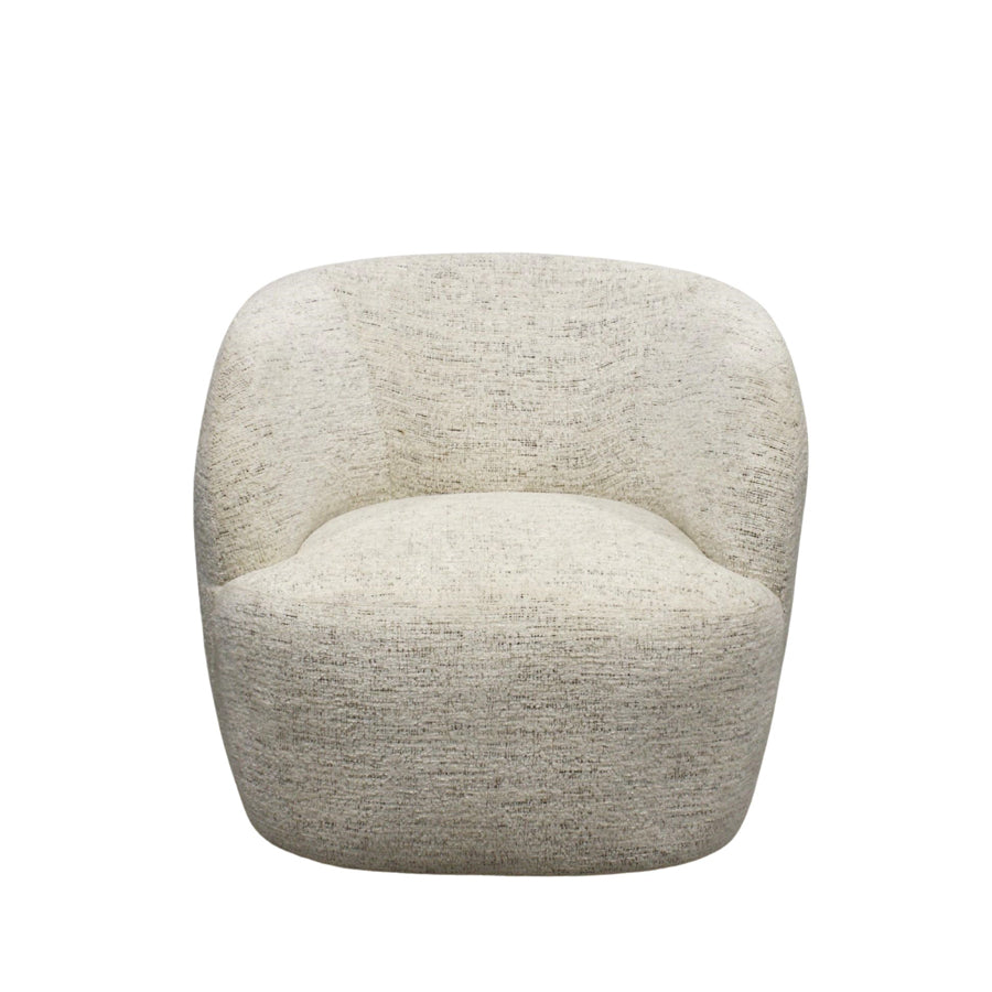 Spinova swivel chair in cream