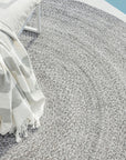 Mornington outdoor rug in dark pebble