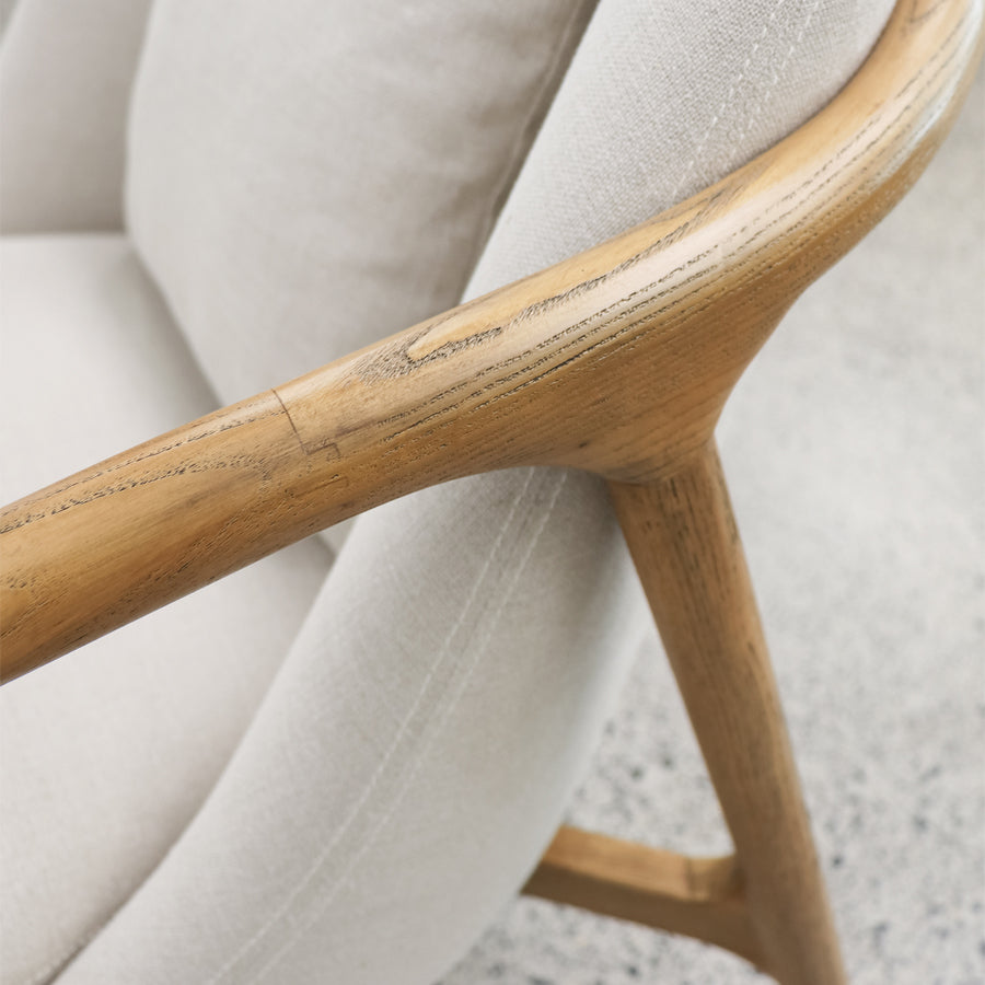 Sedona armchair in natural