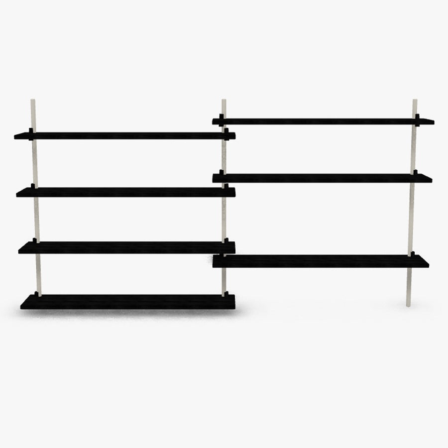 Moebe Wall Double Bay Shelving System