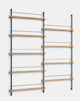 Moebe Magazine Shelving System - Oak