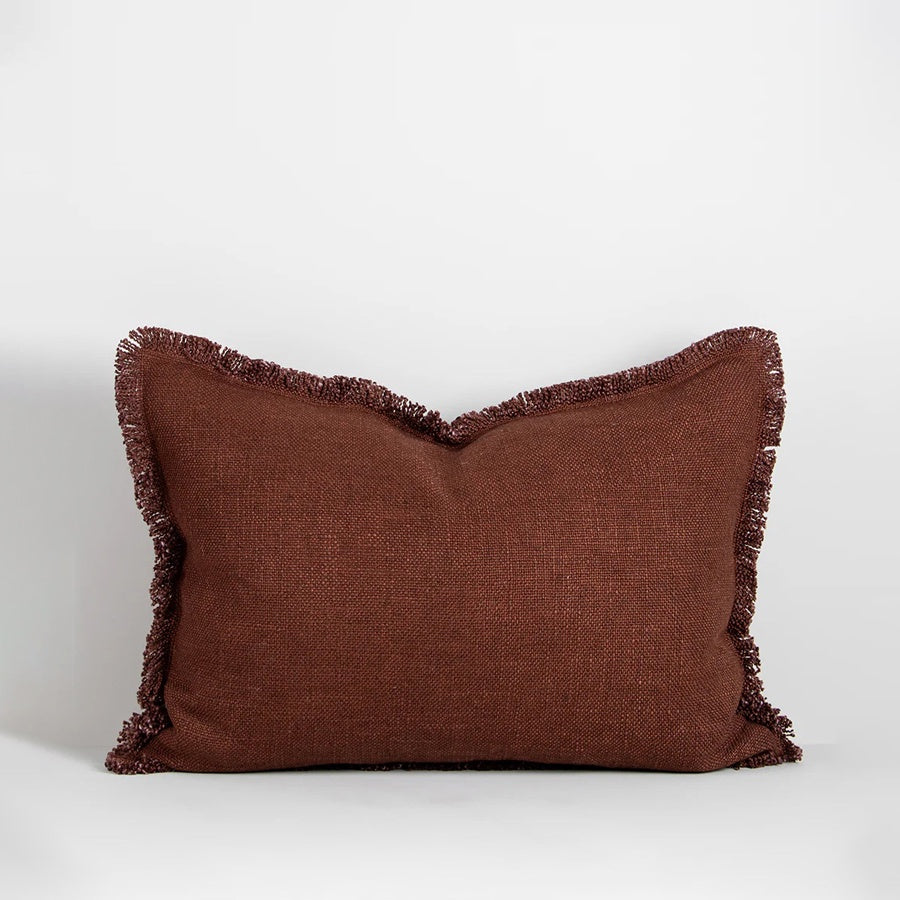 Dover cushion in brick