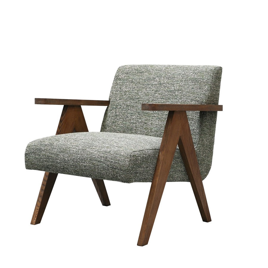 Draper armchair in green