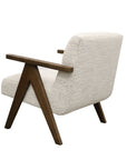 Draper armchair in cream