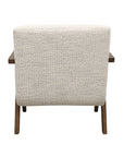 Draper armchair in cream