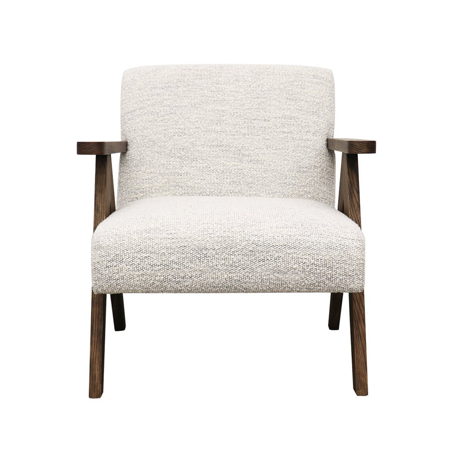 Draper armchair in cream