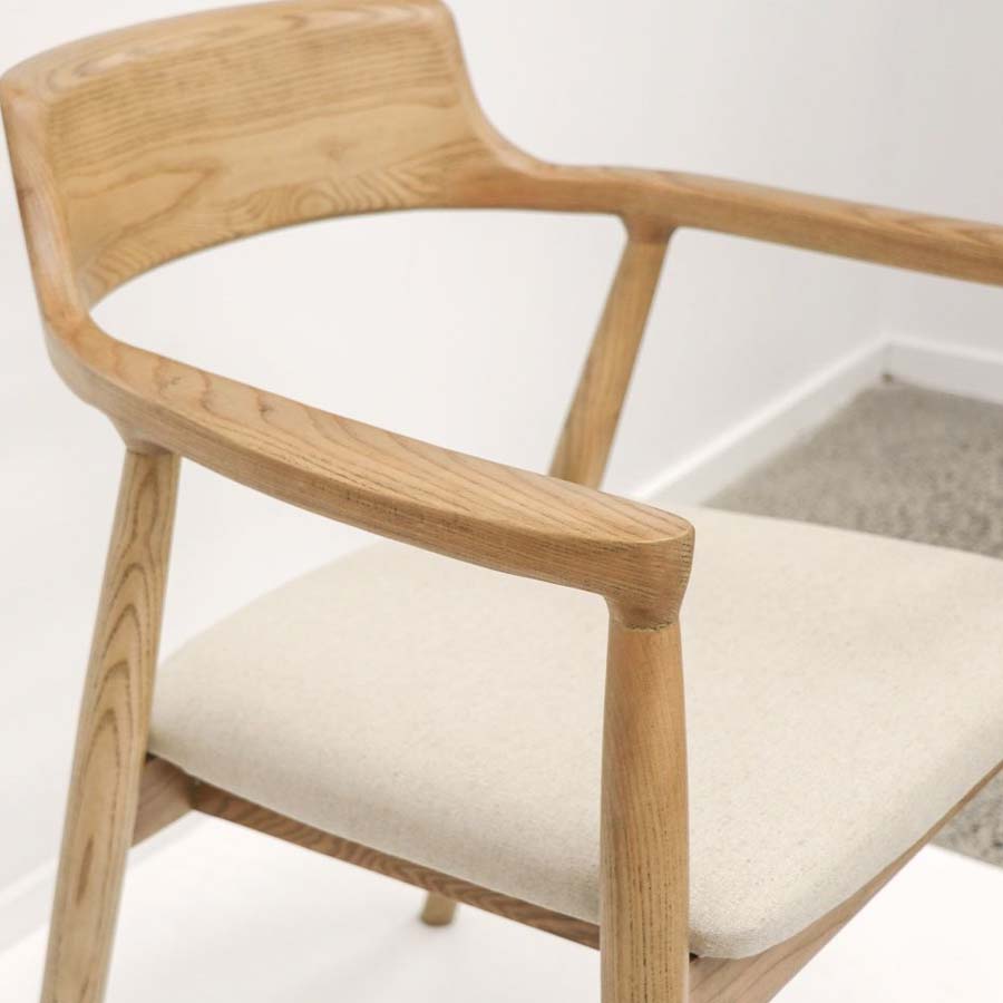 Ealing dining chair in linen