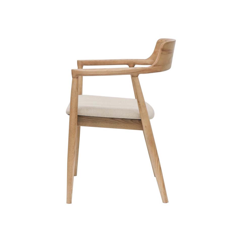 Ealing dining chair in linen