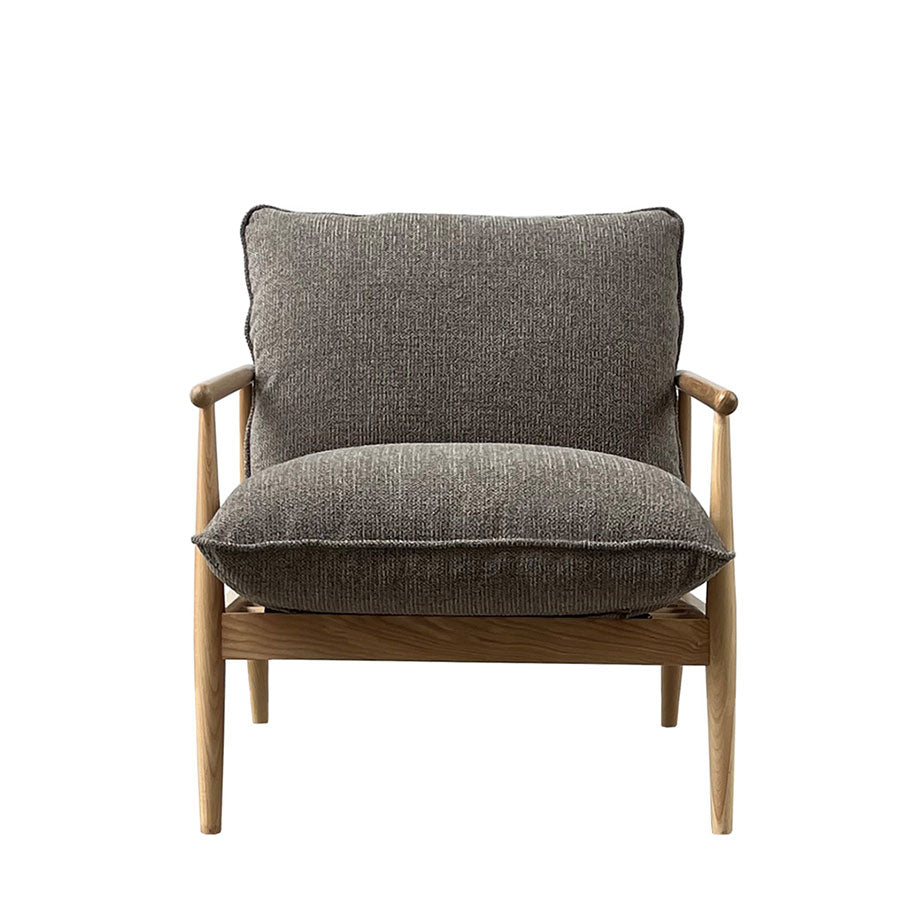 Fabian armchair in latte