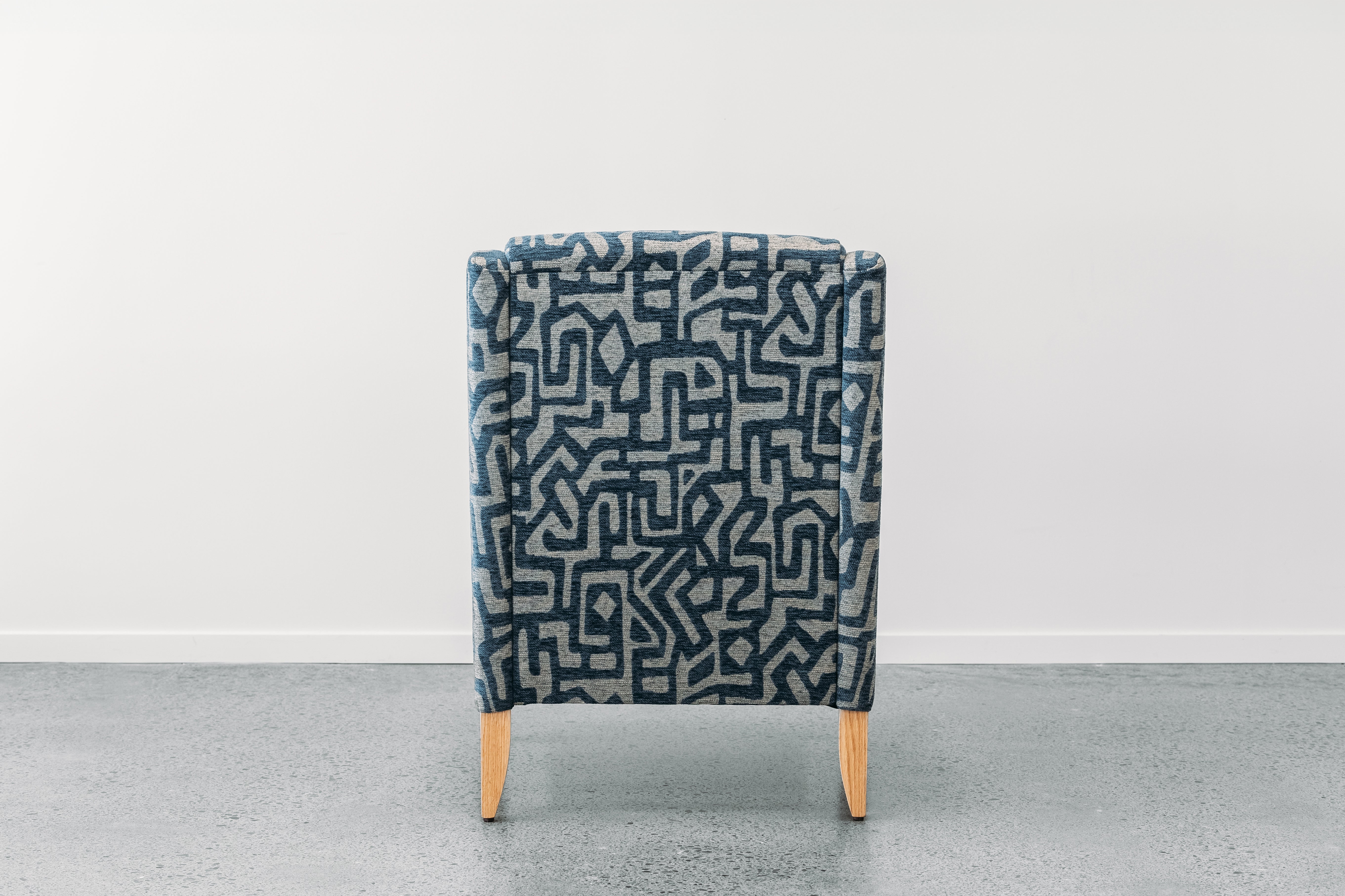 Wedgewood armchair in hiranni denim