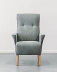 Lily armchair in aston elephant