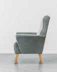 Lily armchair in aston elephant