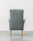 Lily armchair in aston elephant