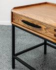 Krona bedside table in oak - tall