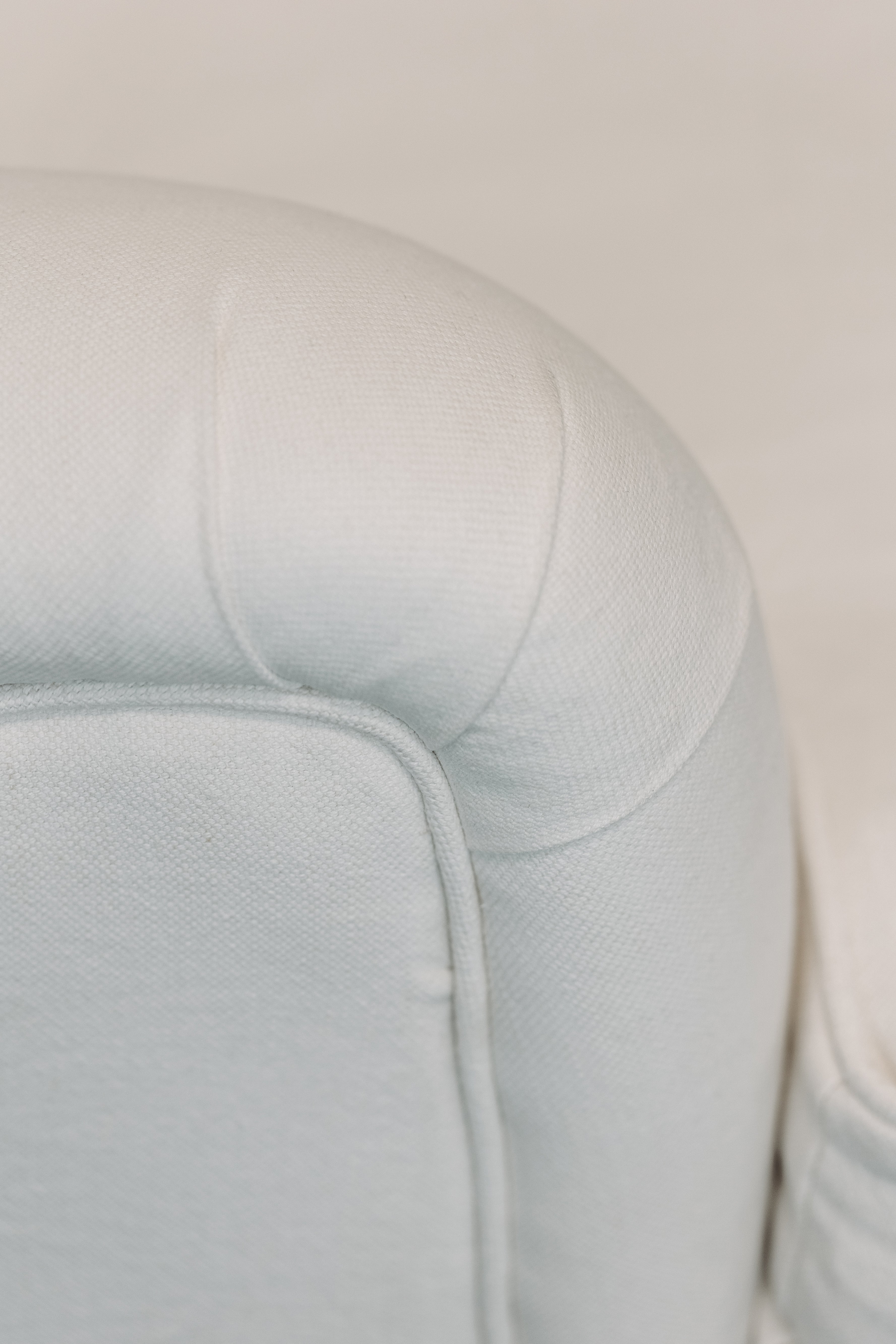 Mayfair slipcover armchair in cloud