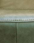 Hamptons sofa in evergreen leather