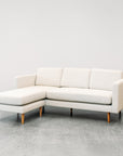 Hamptons 3 seat sofa with reversible chaise in pearl